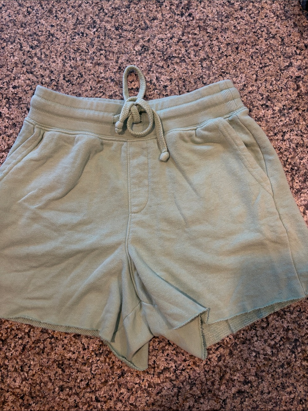 Secret Treasures Sage Green Drawstring Lounge Shorts